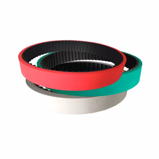 PU-Gummi, PVC, Auto, Landwirtschaft, Motorrad, endlos, industrielle Poly-Getriebeteile, Doppelförderer, Synchronventilator, gerippter Zahnantrieb, PK V-Zahnriemen